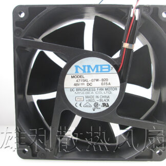 Free Delivery.4715KL-07W-B20 48V 0.15A original 120 * 120 * 38 two-wire axial fan