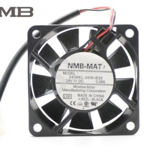 Original NMB 2406KL-05W-B30 60X60X15 mm 6015 60mm 6cm DC 24V 0.08A quiet server Cooling Fan