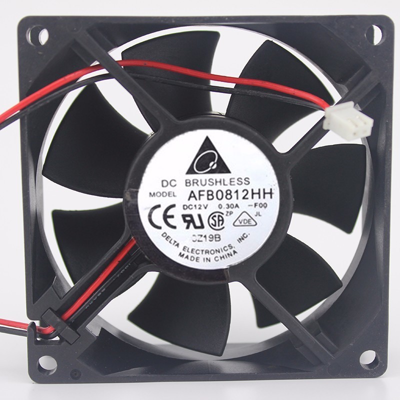 Delta AFB0812HH 8CM 80*80*25MM 8025 DC 12V 0.30A 2P OR 3P Server Inverter Cooling fan