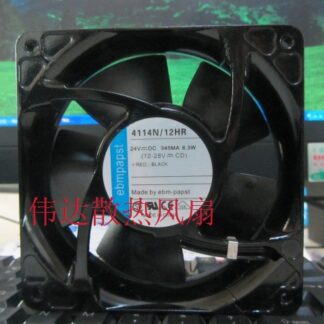 Original ebmpapst 12038 TYP 4114N / 12HR DC 24V 345MA 8.3W inverter fan cooling fan