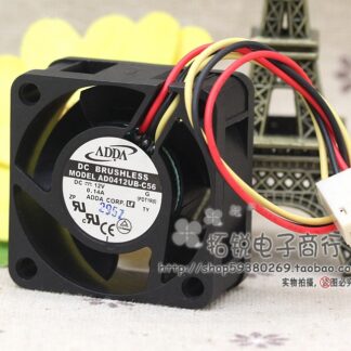 Original ADDA AD0812HB-A70GL 8025 8cm DC 12V 0.25A 2-wires dual ball cooling fan