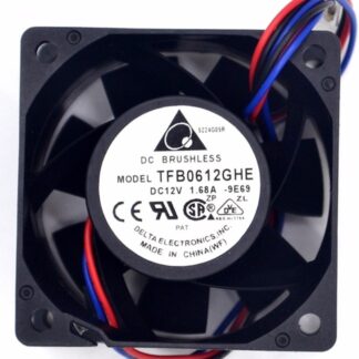 Original DELTA TFB0612GHE 6038 6CM 1.68A DC 12V Server Cooling Fan