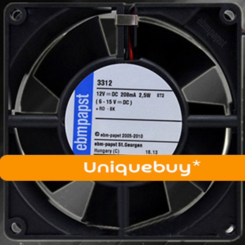 Silent Germany ebm minimum fan 2508 typ 255 / 2h 5v 0.12A 2.5cm 3 lines