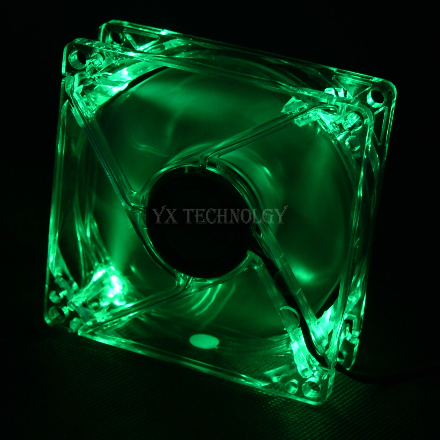 SZYTF 8025 GDT Green Red Bule Four color LED PC Computer Case Brushless Cooling Fan 80mm 8080x25mm 8025S DC 12V 4Pin Cooler