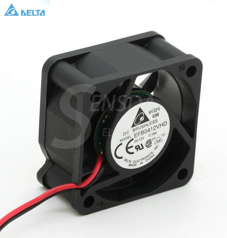 for delta EFB0412VHD F00 40mm 4cm 4020 12V 0.18A Dual-ball three-wire server inverter cooling fan
