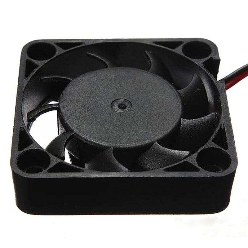 2018 Hot sale 12V 2 Pin 40mm fan Computer Cooler Small cooler Fan PC Black Fan Heat sink Computer Peripheral Black Drop shipping