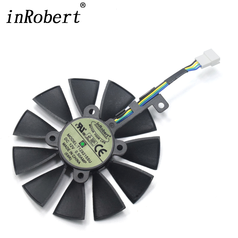 Cooler Fan For ASUS Dragon Strix RX480 RX 580 GTX 980Ti R9 390 390X GTX 1060 1070 1080 1070Ti 1080Ti Graphic Card Cooling Fan