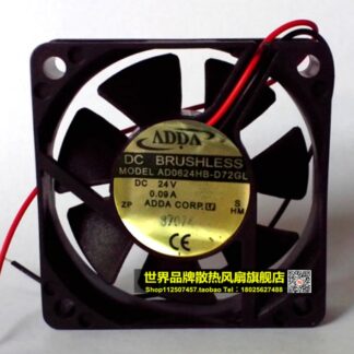 New original ADDA AD0624HB-D72GL DC24V 0.09A 2 line 60 * 60 * 15MM inverter fan