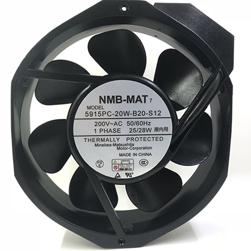 High Temperature Resistance 200V NMB 5915PC-20W-B20 Metal Frame Cooling Fan