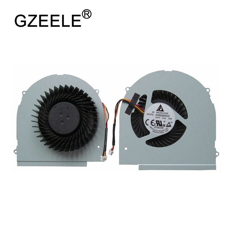 GZEELE NEW Laptop CPU Cooling Fan cooler For LENOVO Y580 Y580M Y580N Y580NT Y580A Y580P 4 PIN Notebook cpu cooler fan Computer