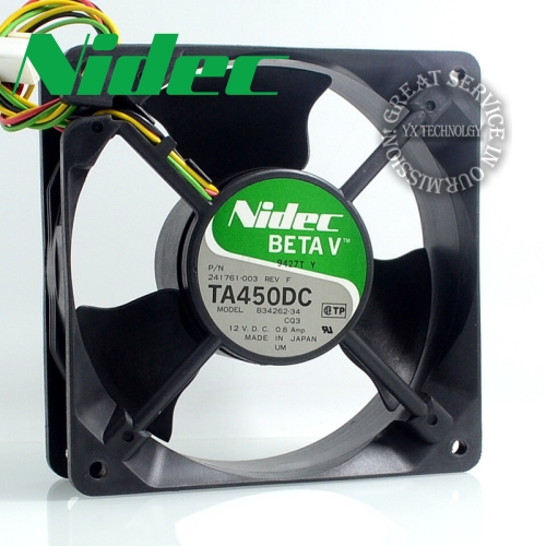 DLF1212LS 12V 0.18A 12CM 12025 Cooling Fan 120*120*25MM