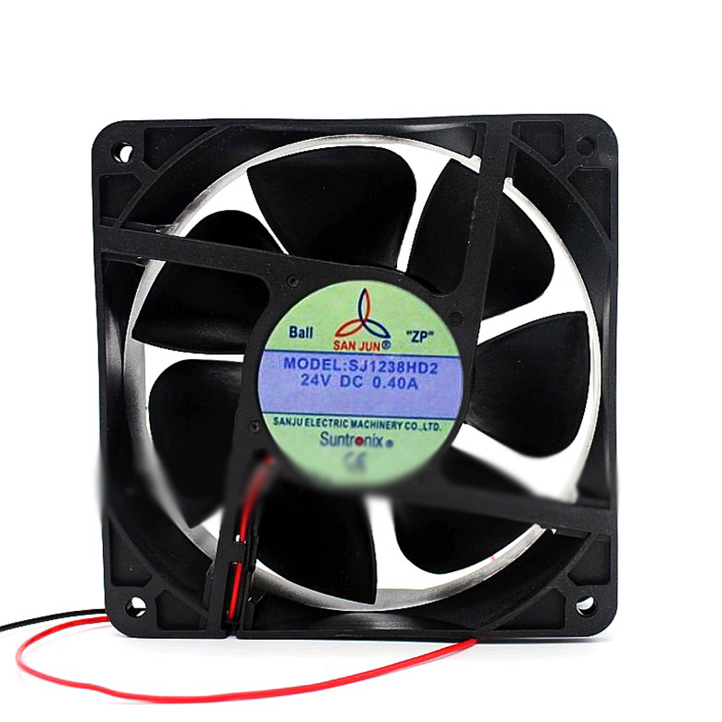 For SANJUN SJ1238HD2 120*120*38mm 24V 0.4A Inverter cooling fan 3000RPM