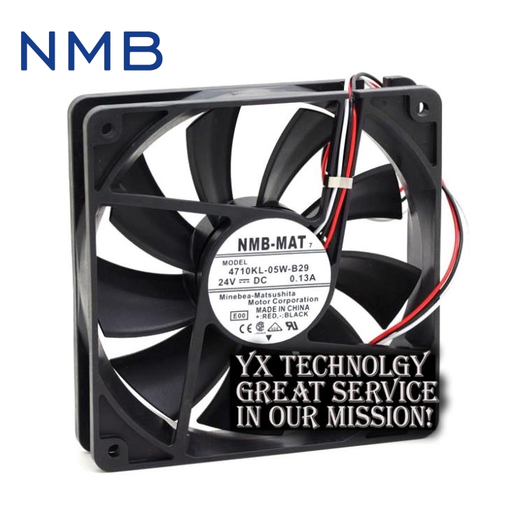 New 12025 4710KL-05W-B29 24V 0.13A 12CM alarm inverter fan for nmb
