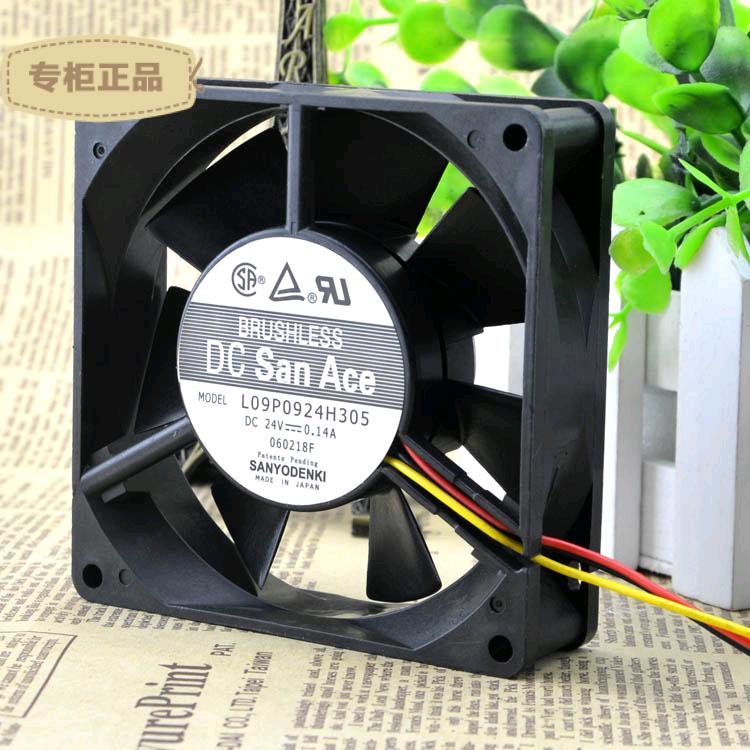 Free Delivery. New original 9 cm9225 24 v 0.12 a L09P0924H305 three line double ball bearing cooling fans