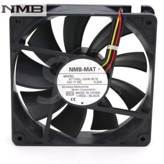 NMB 4710KL-04W-B19 12V 0.16A 12cm 120mm 12025 computer cpu inverter server case cooling chassis fans