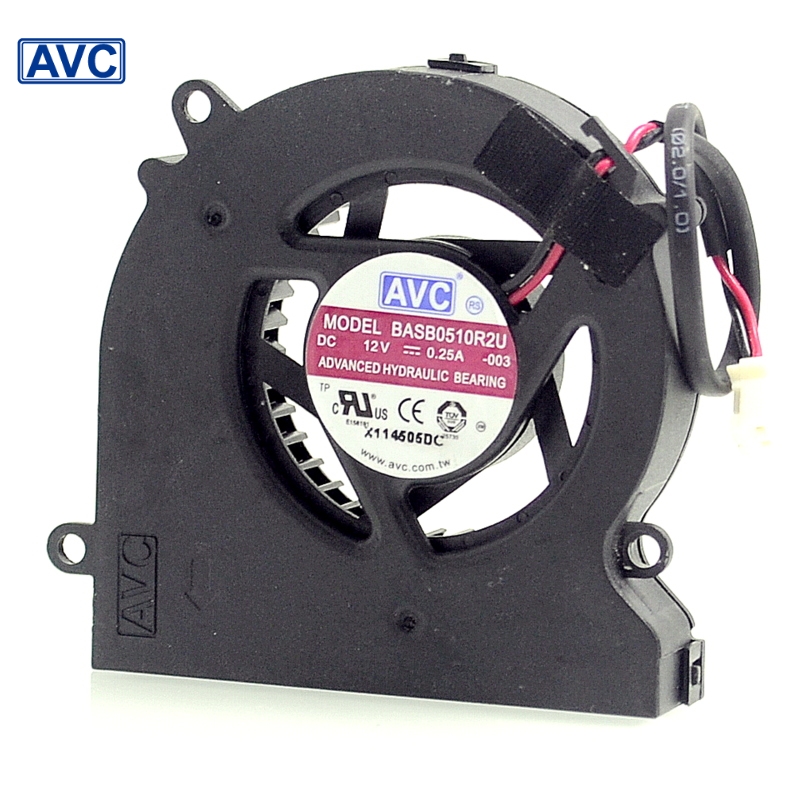 AVC new 5010 5cm turbo blower fan 12V 0.25A BASB0510R2U wind capacity for 50*50*10mm