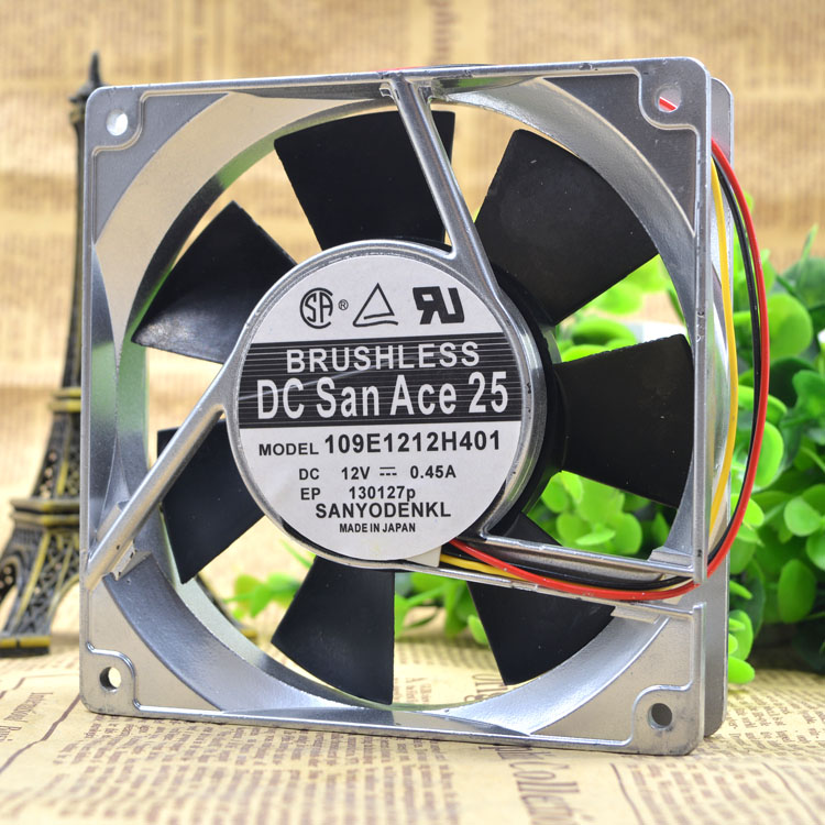 Free Delivery.12025 12 v 0.45 A 109 e1212h401 12 cm high temperature cooling fans