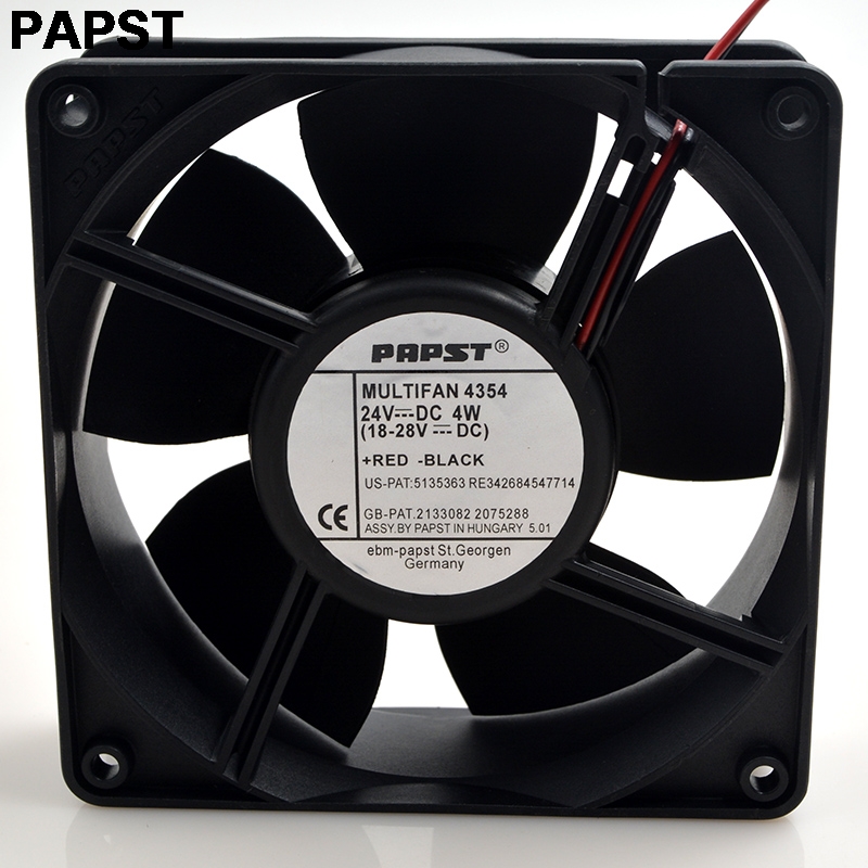 Original NMB 4710NL-05W-B50 12025 12cm 24V 0.31A 2Wire Server Inverter Cooling Fan