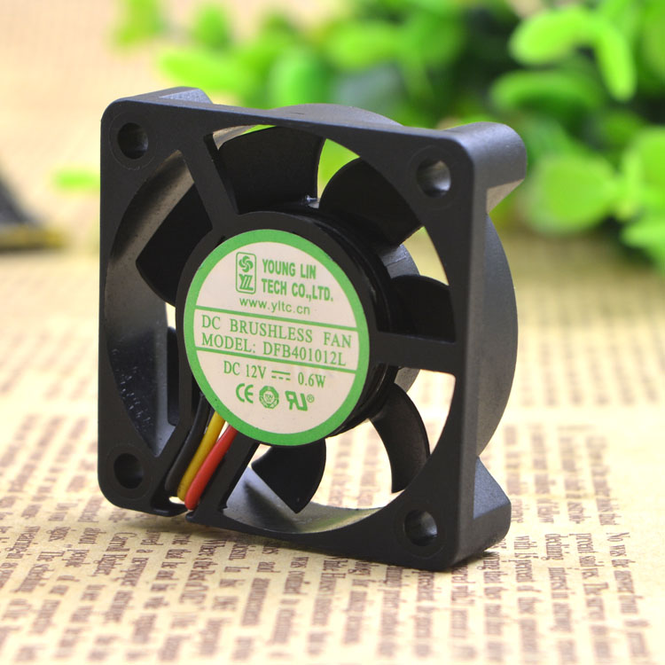 Free Delivery. 4 cm 4010 DFB401012L 12 v 0.6 W dual ball ultra-quiet cooling fans