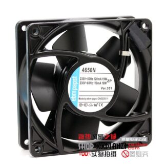 NEW FOR EBMPAPST TYP-4650N 12038 220V Double Ball bearing Metal cooling fan