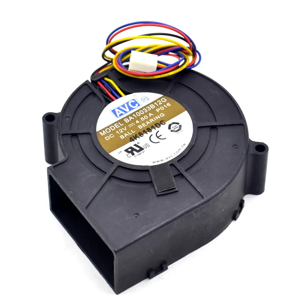 Need Some Serious Airflow? This AVC BA10033B12G Blower Fan Is A Beast! It's A 12V DC, 4.5A Super Violent Blower, Perfect For Exhaust, Drying, Or Cooling Projects.