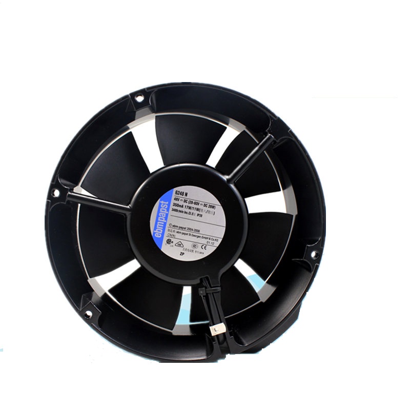 New original 6248N 48V 1725117 cm round aluminum frame axial flow cooling fan