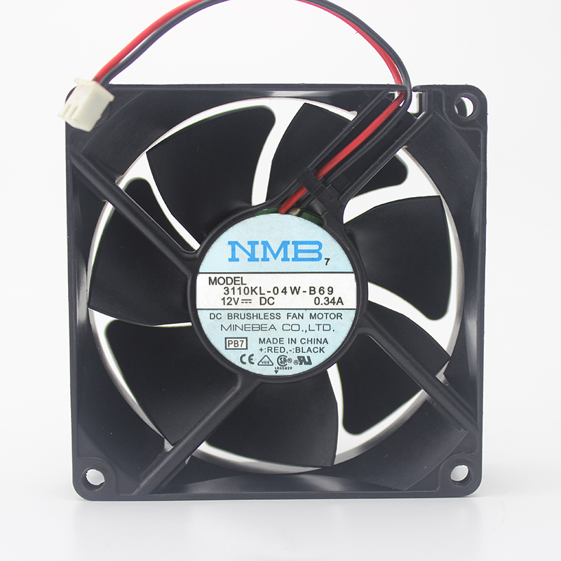 3110KL-04W-B69 12V 0.34A original 80 * 80 * 25 axial fan