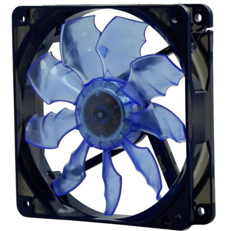 Arsylid TW-1225L 12cm 120mm LED fan blue red color LED light cooling fan for computer case