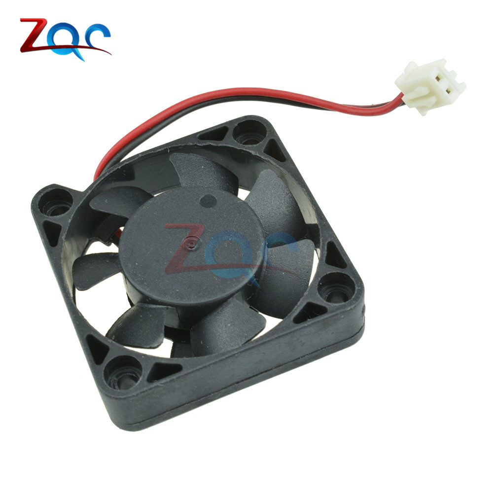 Computer Case Cooler 2Pin 12V 4CM 40MM PC CPU Cooling Cooler Fan Black Heat Sink Small Cooling Fan PC For Arduino Raspberry Pi