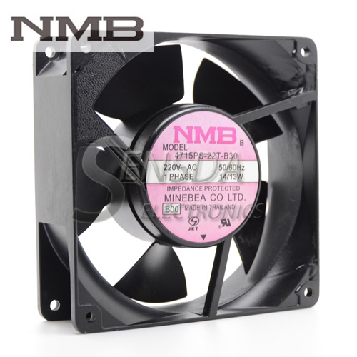 Original NMB 4715PS-22T-B30 12cm AC 220V 120*120*38 mm aluminum frame server inverter cooling fan