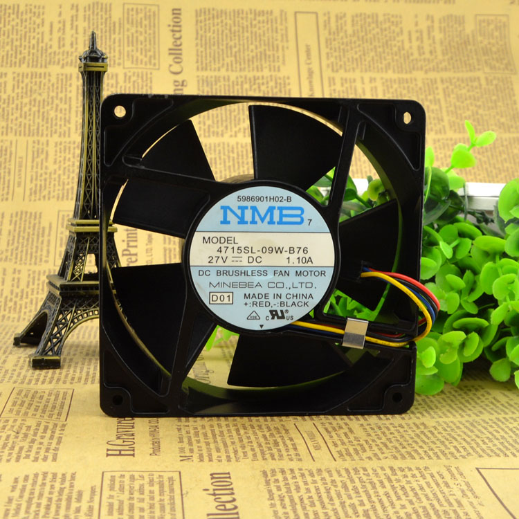 Free Delivery. The 4715-09 w - sl B76 27 v 1.10 A NMB 12038 server A cooling fan