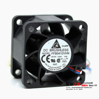 NMB-MAT 1608KL-04W-B79 LB2 DC 12V 0.25A Server Cooling Fan Server Square Fan 3-wire 40x40x20mm