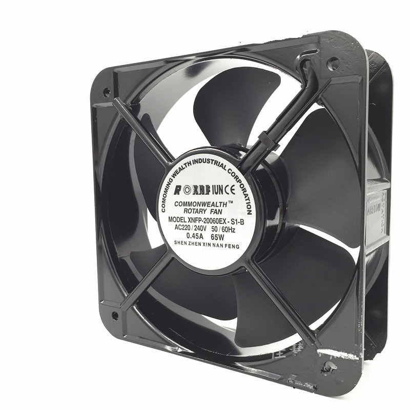 FP20060EX-S1-B Axial Fan 220V 65W 0.45A 200*200*60 Cooling Fan Air Blower