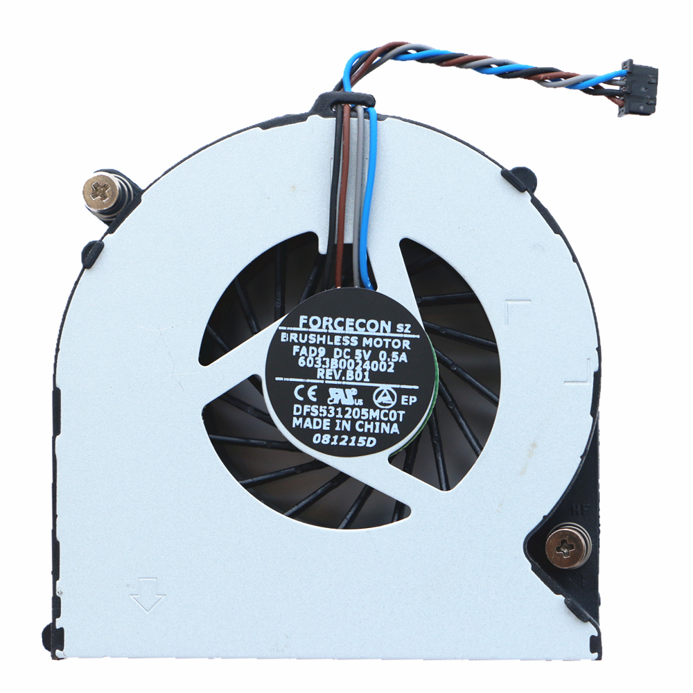 New Original Cpu Fan For HP 4530S 6460B EliteBook 8460P 8470P Cpu Cooling Fan DFS531205MC0T FAD9 6033B0024002 DC5V 0.5A