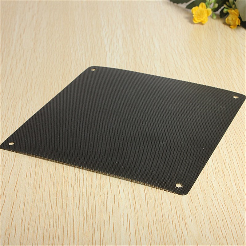 New Arrival 14cmx14cm Computer Cooling Fan Filter PVC 140mm PC Fan Case Dust Filter Strainer Dustproof Mesh Cuttable