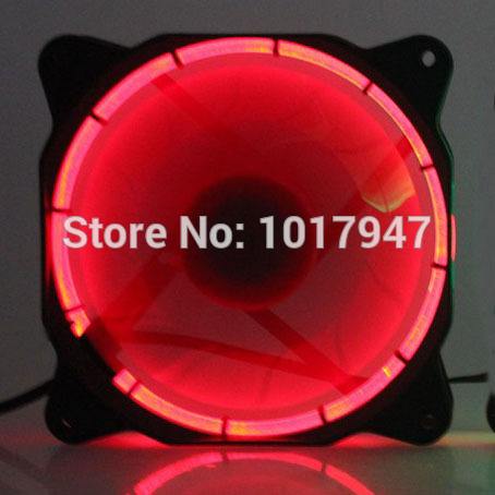 5 PCS lot Eclipse Red LED DC 12V 12cm 120mm 120x25mm 3Pin 4Pin PC CPU Case Cooling Cooler Fan