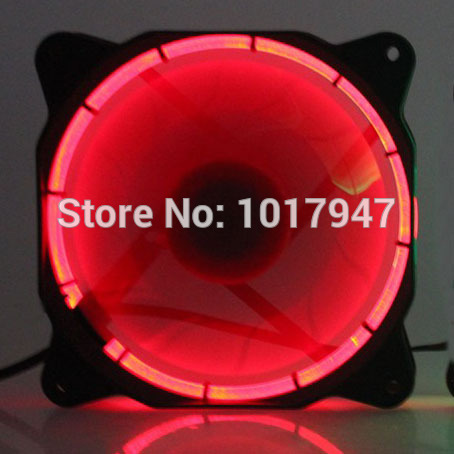 Gdstime 1 Pcs Transparent Blue Mini 40mm LED 4010 12V 3Pin Computer Case Cooler DC Brushless Cooling Fan 40x40x10mm High Speed