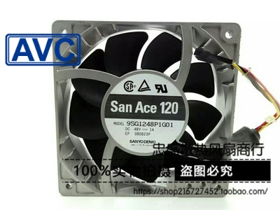 AVC New 12038 12CM temperature winds of fan 48V 1A 9SG1248P1G01 120*120*38mm