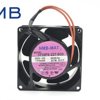 NMB Original 3115PS-22T-B30 AC 220V 9/7W 8038 80*80*38mm 3200RPM 2 Wires 50/60HZ Computer Blower Cooling Axial Fan