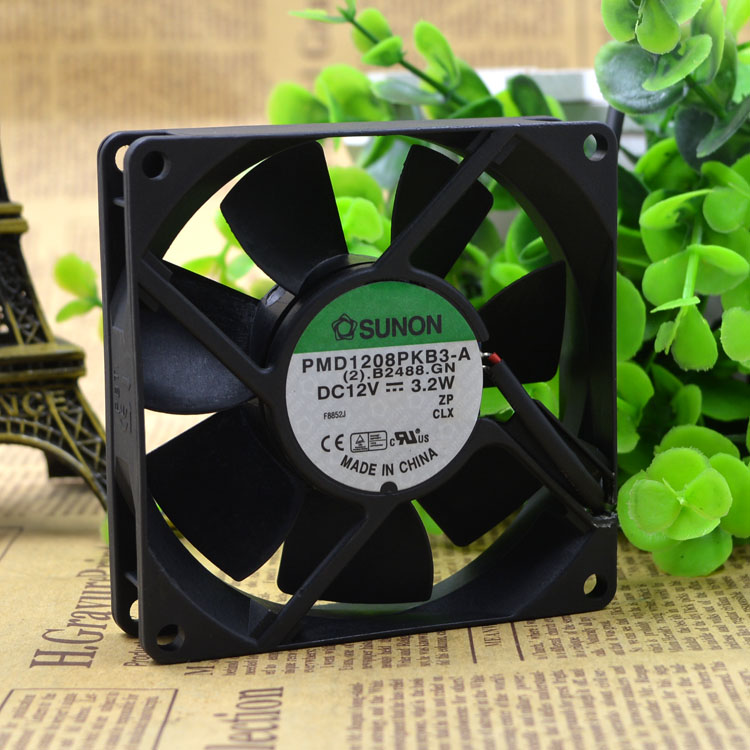 Free Delivery. 8 cm 8020 12 v 3.2 W PMD1208PKB3 - A power supply chassis mute A cooling fan