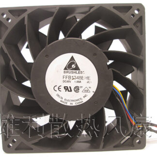 Delta EFC1248D 48V 0.21A 12025 12CM 120*120*25mm4 line of large air support PWM speed control function switches the server fan