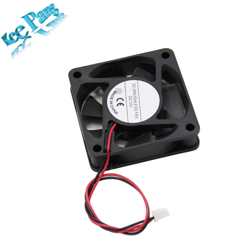 New 6015 Cooling Fan 12 Volt 60mm 3D Printers Parts 3 pin Brushless 6CM DC Fans Cooler Radiator Part Quiet Accessory 60*60*15 mm