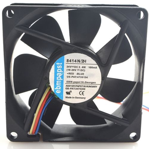 Original German ebmPAPST W2E143-AB09-98 230V 24 / 30W 17050 full metal temperature fan