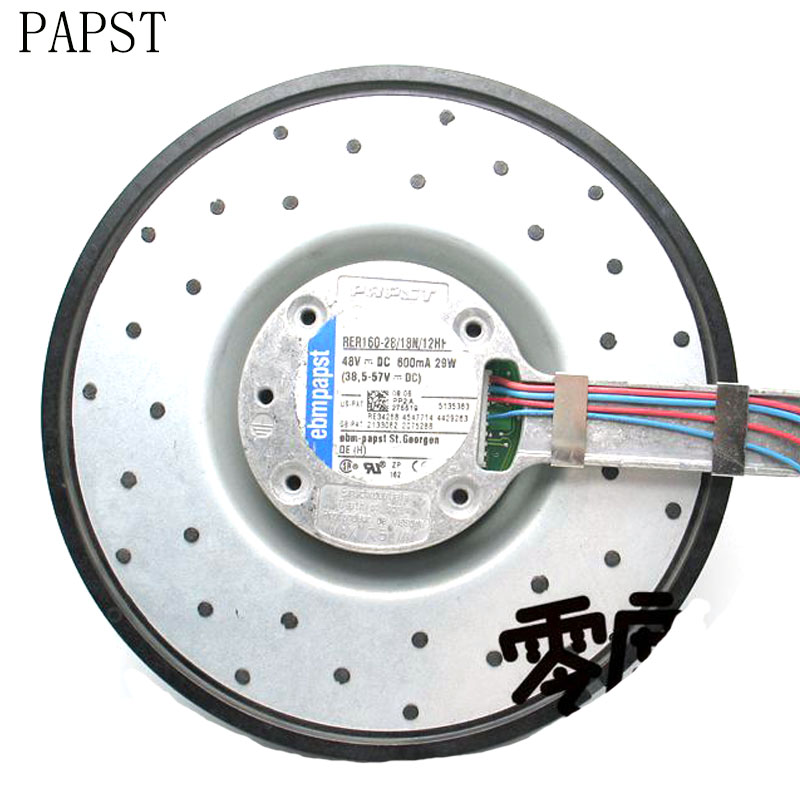 Original PAPST RER160-28/18N/12HP 48V 29W 175*45mm centrifugal turbine cooling fan