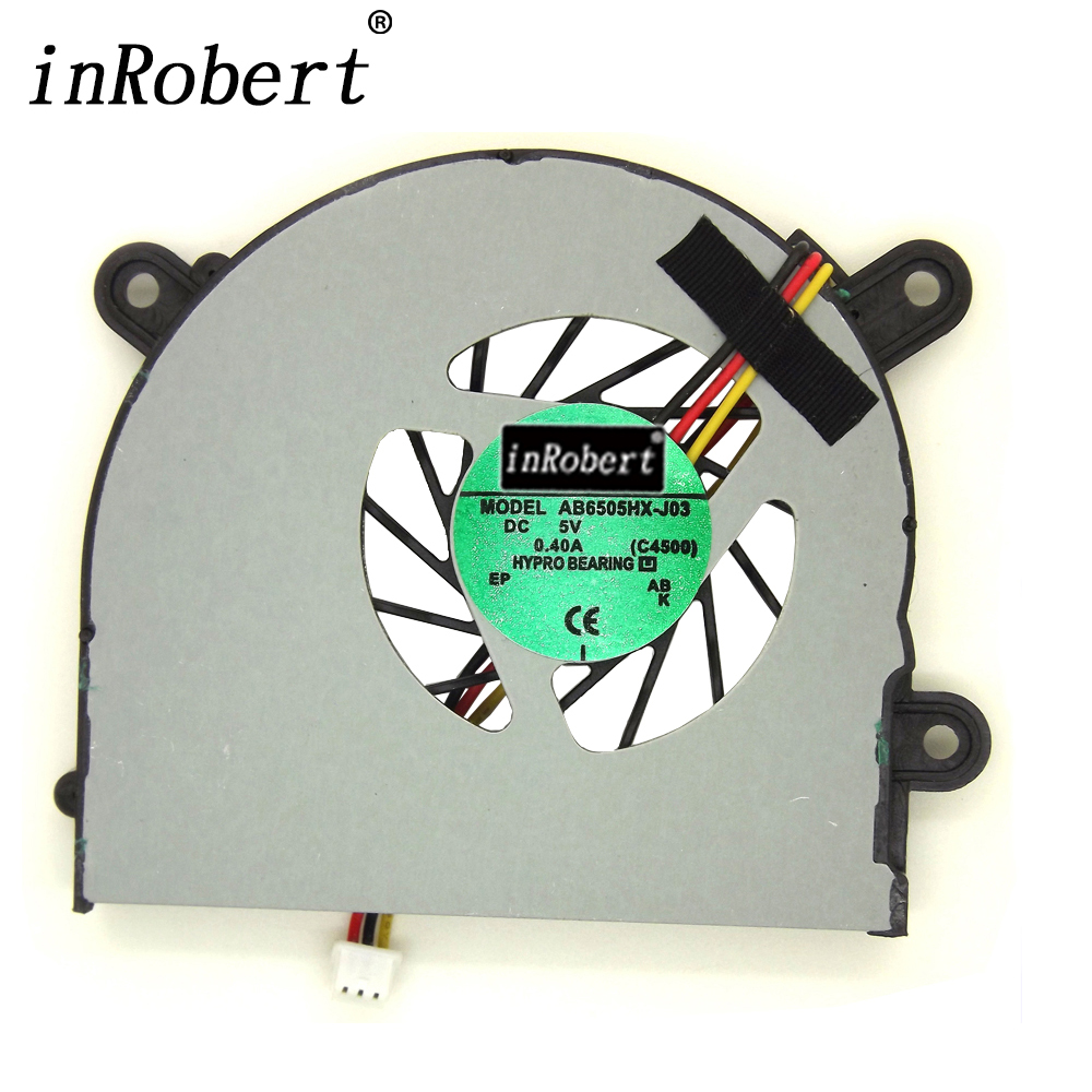 Laptop CPU Cooling Fan AB6505HX-J03 AB6605HX-J03 For MSI S6000 X600 CLEVO 7872 C4500 Positivo BS5005HS-U89 W7425 Cooler Fans