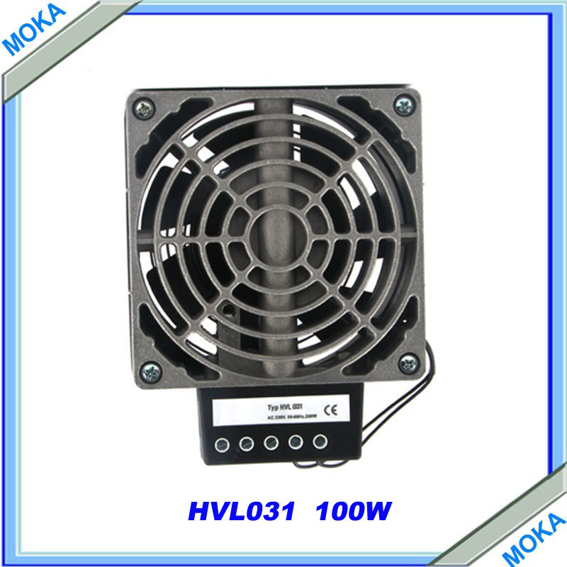 Free Shipping Quality Product Industrial Electric Cabinet Heater 100w Industrial Fan heater HVL031 Series
