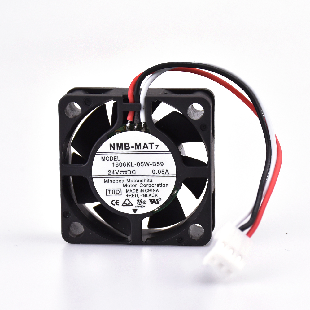 NMB 60*60*25 24V 0.11A 2410RL-05W-B59 6CM 3 wire inverter fan