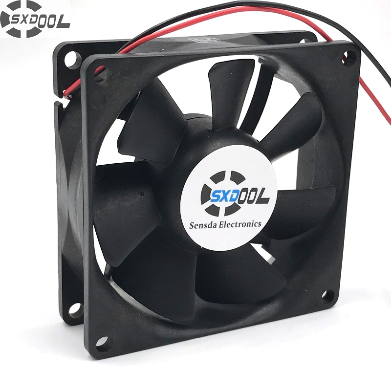 80*80*25 MM Personal Computer Case Cooling Fan DC 12V 2200RPM 45CM Fan Cable PC Case Cooler Fans Computer Fans VCA81