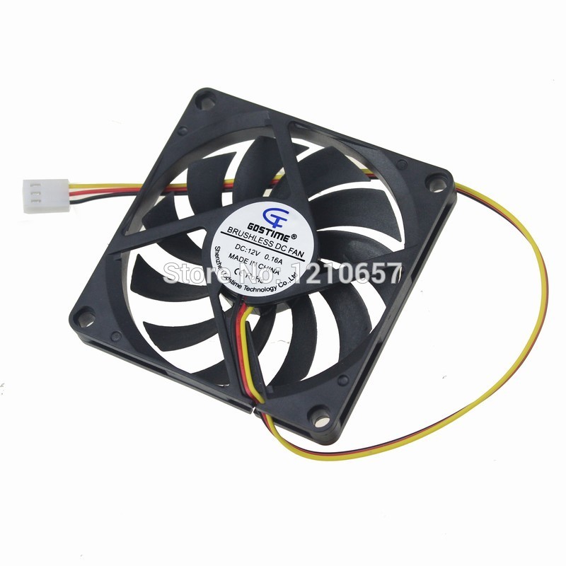 New 5015S 5V 0.1-0.3A Black Brushless DC Cooling Blower Fan 50x15mm EM88