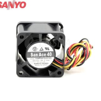 SANYO 109P0412J3123 4CM 40mm DC 12V 0.35A 4028 server inverter case axial cooling fans